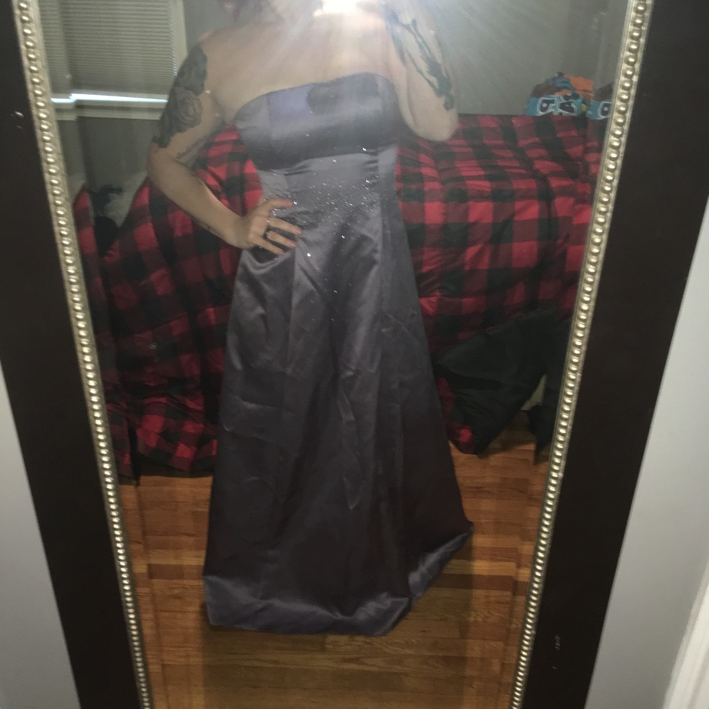 Light purple prom dress
